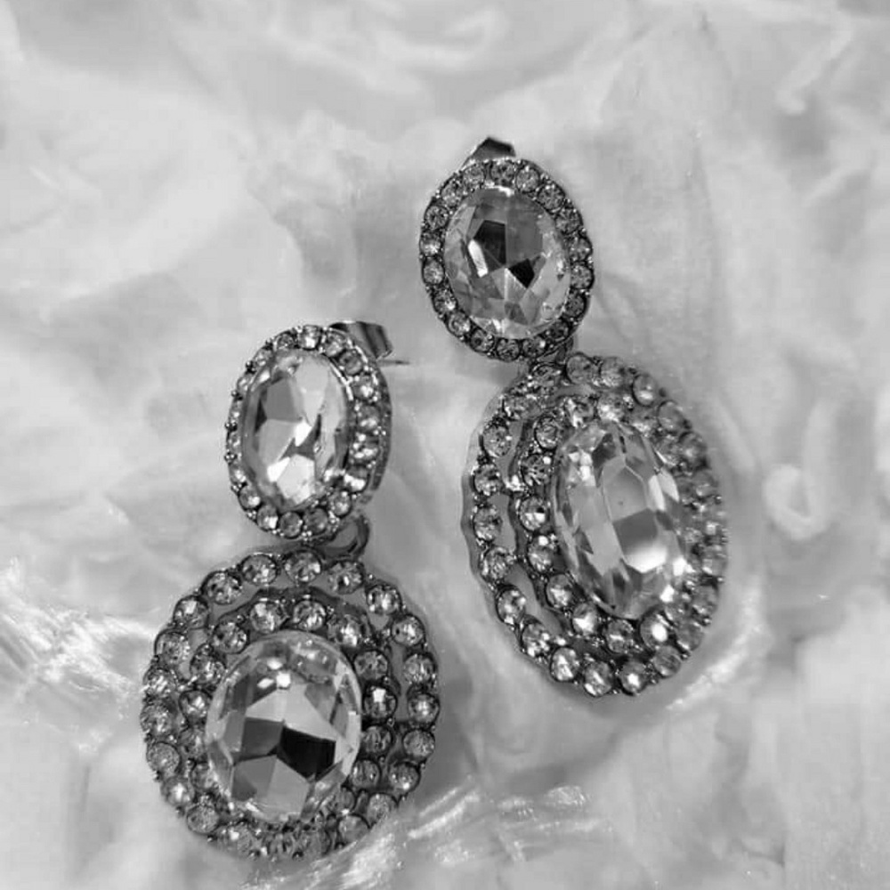 2/$10 Crystal Statement Earrings